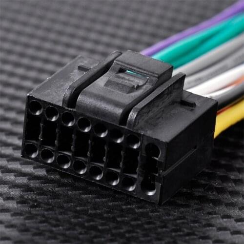 16Pin Radio Wire Harness Audio Connector Line Replacement For Pioneer 2350 Car Stereo 6.3 Inch Speaker Accessories Dropshipping