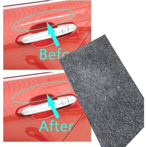 `2pc Car Scratch Repair Tool Cloth Nano Material Surface Rags For Automobile Light Paint Scratches Remover Scuffs For Car