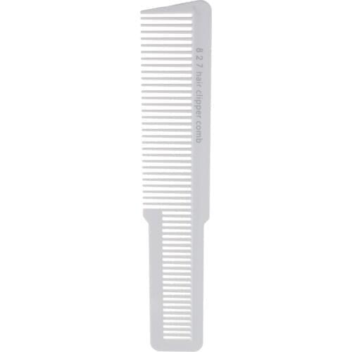 2 Piece Fine Tooth Barber Cutting Styling Comb For Women Men White/Black