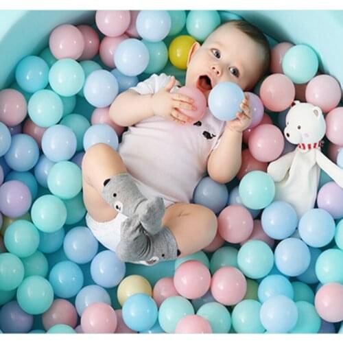 50/100 pcs Plastic Ocean Ball Eco-Friendly Colorful Ball Funny Baby Kid Swim Pit Toy Water Pool Ocean Wave Ball Dia toy