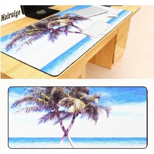 Mairuige Tree Seaside Gaming Large Overlock Mousepad Natural End Game Computer Desk Gamer Mouse Pad Mat Rubber Padmouse Play Mat