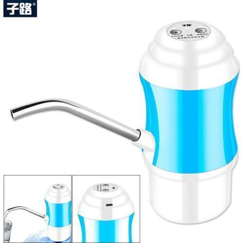 ZILU Double Mode Portable Touch-tone Wireless Rechargeable Electric Dispenser Water Pump Intelligent Pump with USB Cable