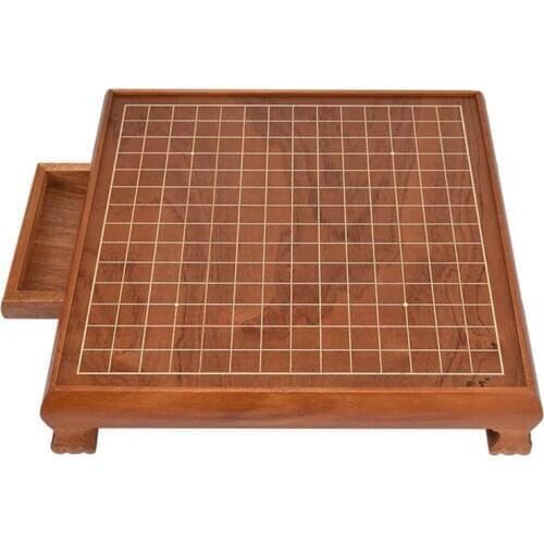 Go game Go retro antique Go table adult children Chess Go Chinese exquisite wooden board (naked board)