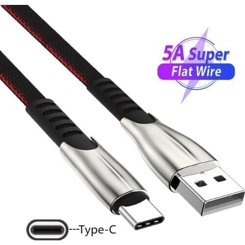 5.0A Type-c Fast Charge Data Sync Micro USB Cable For iPhone 8 7 Plus X XS Huawei Honor 8A 7C 7A Pro 20 Pro 10i 8 9 10 Lite Cord