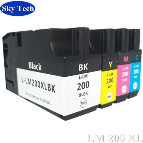 4X Compatible Cartridge For Lexmark LM200XL LM-200 XL , For Lexmark OfficeEdge Pro4000c Pro4000 Pro5500 Pro5500t printer