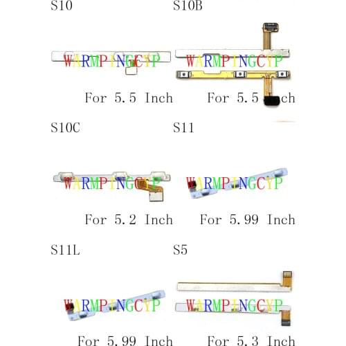 Power Volume Key Button Flex Cable For Hisense A5 A5C E16 PRO F29 F30S F40 Harry lite King Kong 8000 R7 S10 SMALL DOLPHIN U30 HL