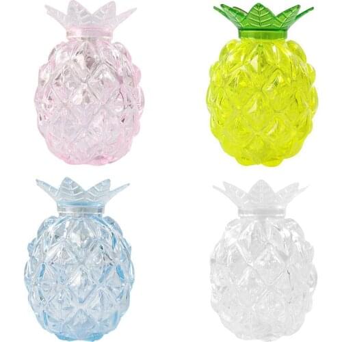 6pcs/set Mini Pineapple Shaped Candy Box Plastic Container Birthday Wedding Party Chocolate Candy Nut Container 70x50mm