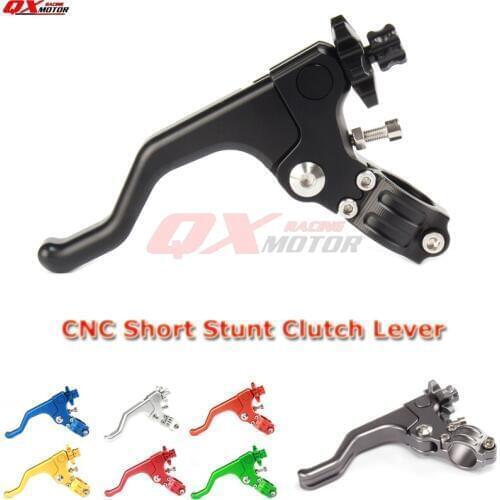 CNC Short Stunt Clutch Lever Perch Motorcycle Brake Clutch Levers For Fit CR80/125 CRF 250R/X 450R/X XR650R