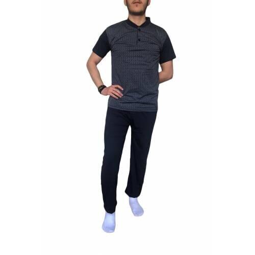 Tampap 1095K Short Sleeve Button Summer Pajamas set