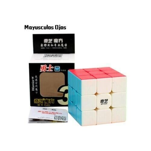 MF 2018 QIYi W 3rd Floor 3x3x3 Hand Cube Racing Sticker Competition 3D Kid Toys Three-dimensional Puzzle 5.7CM