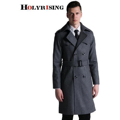 Men Cashmere Coat Woolen Cloth Winter Jacket Men wool Cashmere Coats Cardigan Jackets Black Elegant Overcoats S-6XL size 18443-5