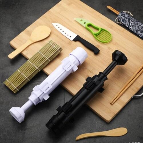 Sushi Roll Maker Set DIY Sushi Making Kitchen Supplies Multifunctional Mould Sushi Curtain Onigiri Roll Mold Kit Accessories