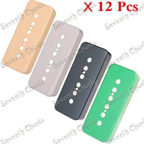 12 Pcs P 90 P90 Soap bar Soapbar Soap-bar 6 String Pickup Cover For Electric Guitar Replacement parts - 4 Color for choose