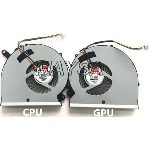 Laptop CPU GPU Cooling Fan For Gigabyte Aero15 15X Gigabyte RP64W BS5005HS-U2M BS5005HS-U2N