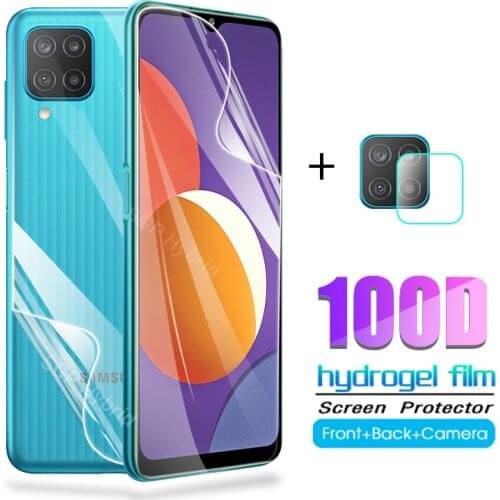 Front back hydrogel film for samsung m12 screen protector for samsung galaxy m12 m 12 12m protective film samsungm12 glass