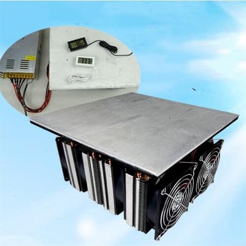 Semiconductor refrigeration chip cooler electronic production diy12v high power cooling system kit experiment 240w 12v30A