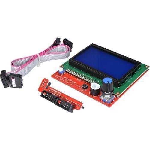 Smart Parts RAMPS 1.4 Controller Panel 12864 LCD Display Monitor Motherboard Blue Screen Module for 3d printer