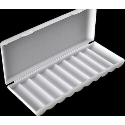 1PC 10X18650 Battery Holder Case 18650 Storage Box Holder White Hard Case Cover Battery Holder Organizer Container