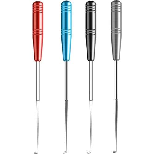 1PC Stainless Steel Hook Remover Anti-slip Aluminum Handle Fishhook Detacher Magnetic Tail Hook Puller Fishing Hook Remover Tool