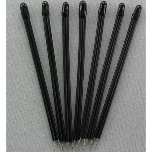 100pcs/lot NTC thermistor temperature sensor 10k 1% 3950 75mm length 28# 10k ntc thermistor ntc sensor