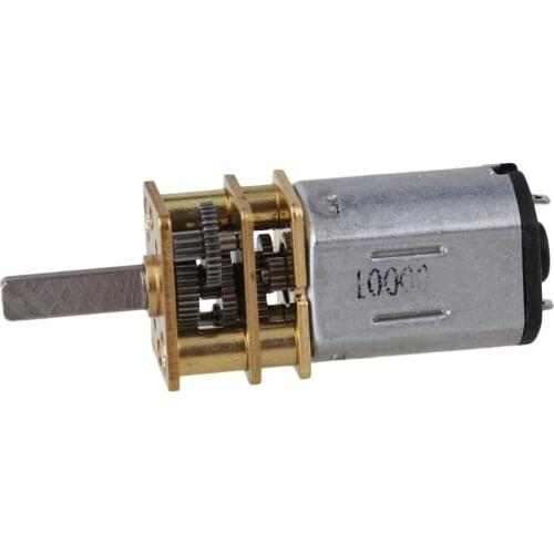 12mm Silver GA12-N20 30RPM Miniature Metal Electric 6v DC Gear Motor Gearwheel with 10mm Output Shaft