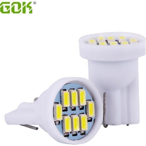 T10 8smd led Car Led Auto W5w T10 8led Smd led 3014 Wedge Lamp Side Indicator Light Car wedge parking dome light 10pcs/lot
