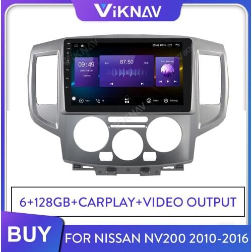 Car gps navigation multimedia player for nissan nv200 2010-2016 android radio head unit autoradio car audio stereo receiver 128g