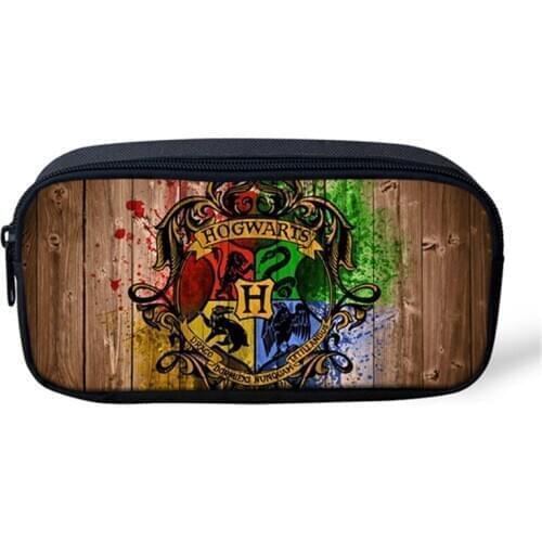 Black Butterfly Big Capacity Pencil Case Magic School Printing Pencilcase School Pencil Bag School Box Pencils Pouch Stationery