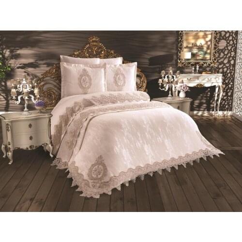 French Laced Cloud Bridal Set Cream