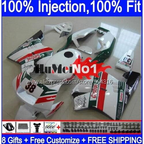 Injection For HONDA NSR250R MC21 PGM3 1990 1991 1992 1993 132MC.21 white glossy NSR250 NSR 250 R RR NSR 250R 90 91 92 93 Fairing