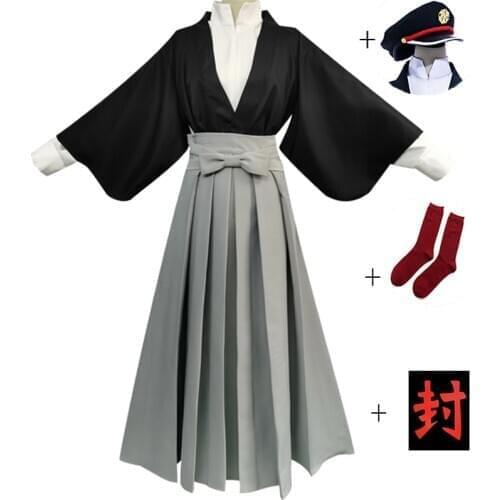 Toilet bound Hanako kun Yugi Tsukasa Cosplay Costume Full Set Kimono Uniform Men Women Jibaku Shounen Halloween