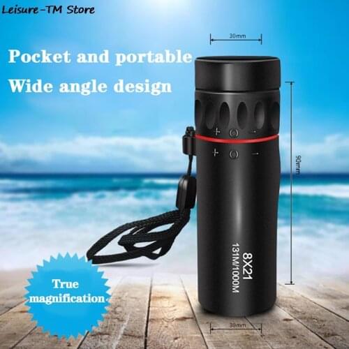 Mini Pocket Compact Monocular Telescope 8x21 HD Hunting Camping Sports Hiking Portable For Hunting Camping