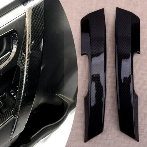 Carbon Fiber Style ABS Door Handle Armrest Cover Trim Fit For Toyota Corolla 2014 2015 2016 2017 2018 Accessories