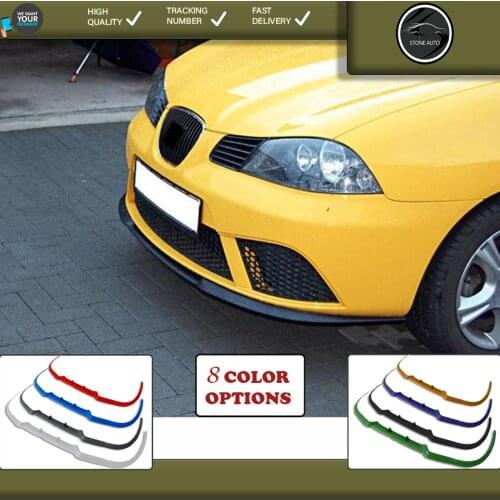 For seat ibiza mk2 mk3 front lip universal spoiler lip bumper 3 piece free fast shipping designed full harmony body kit design