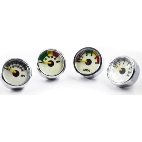 Portable Luminous Air Compressor Gauge Pneumatic Hydraulic Fluid Pressure Gauge 0-5/10/30/40MPA