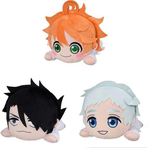 Sega The Promised Neverland mega Jumbo Nesoberi Stuffed Toy Soft Plush Emma & Anime & Norman A birthday present for a child
