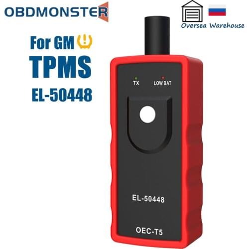 OBDMonster Car TPMS Sensor Reset Tool Auto Tire Pressure Monitor Sensor Relearn EL-50448 for GM Series Vehicles Opel