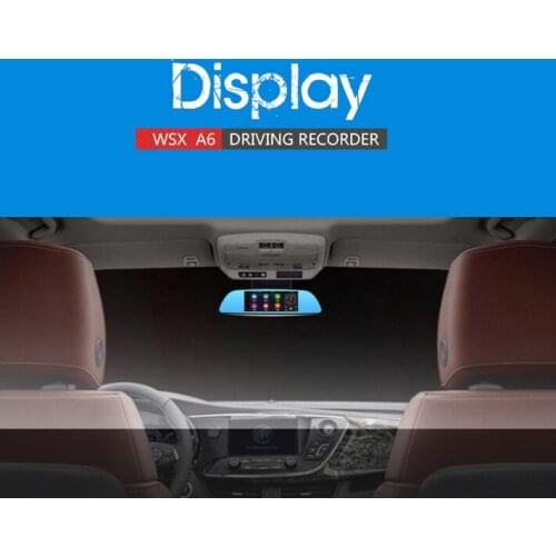 7 inch Dual Lens Car DVR Android 5.0 3G dash Camera FHD 1080P video recorder Rearview mirror Bluetooth WIFI FM GPS ROM 16GB