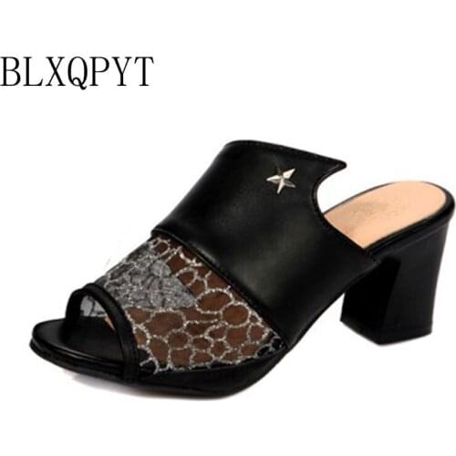 BLXQPYT Plus Sandalias Mujer Sapato Feminino Big Size 31-47 Summer Style Women Shoes Casual Home Beach Sandals Slippers T507