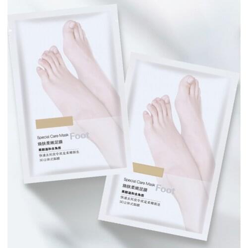 2pcs=1Pair Foot Mask Dead/Hard Skin Callus Removal Moisturizing Nourishing Socks Feet Mask for Pedicure Foot Spa