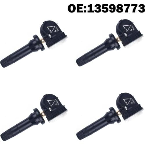 4 PCS Car TPMS Tire Pressure Monitoring Sensor 13598773 for Opel Mokka Bolt Karl Viva Cadillac CT6 XT5 Buick LaCrosse