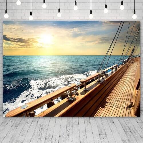 Avezano Sea Backdrops Navigation Navy Sunset Boat Newborn Photography Backgrounds Photoshoot Studio Photozone Photophone Decor