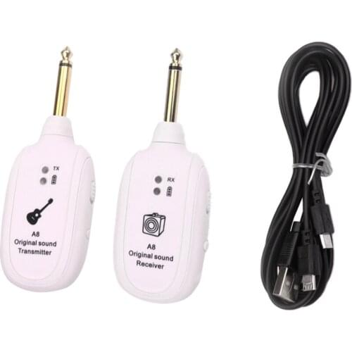 Electric Guitar UHF Wireless System Audio Transmitter Receiver Set