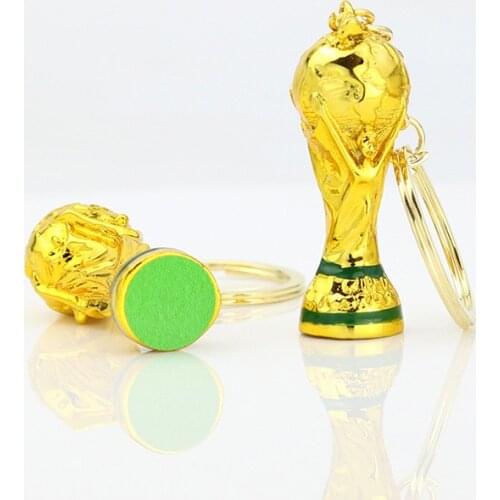 World Cup Trophy Keychain Soccer Trophy Keychain for Souvenir/Fans/Collection/Key Pendant Collectible Toy Llaveros Chaveiro