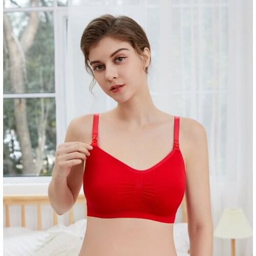Nursing Bra Maternity Clothes For Pregnant Women Pregnancy Maternity Bra Breastfeeding Lactation Maternal Underwear Things Bras