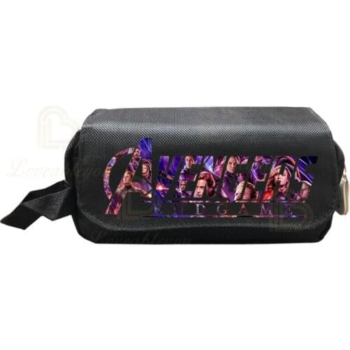 Disney Pencil Case SUPER HERO Spidey Anime Boys Girls Large Capacity Pencilcase Student Stationery School Supplies for Children