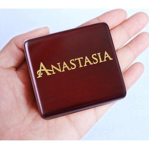 Handmade Wooden Anastasia Music Box Birthday Gift For Christmas Valentines day special gifts for lovers, childrens Wine red