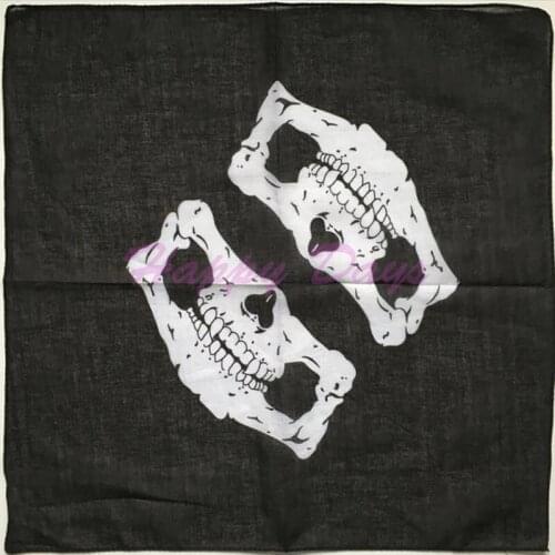 Hip Hop Unisex Double Sided Head Wraps Multi Head Scarf Kerchief 100% Cotton Paisley Squares, 480PCS