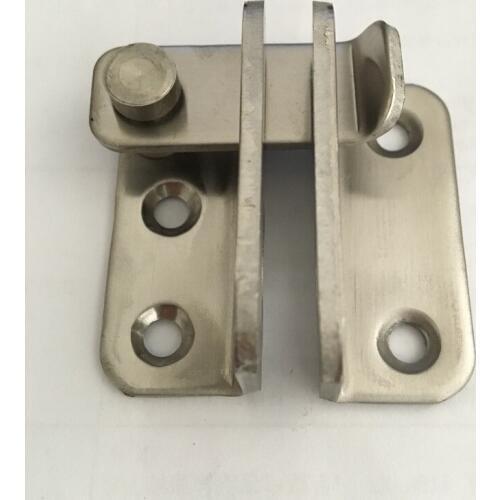 2pcs/lot Hardware Home Gate Safety Security Anti-theft Door Guard Stainless Steel Bolt Lock