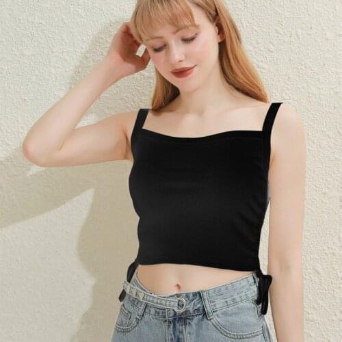 Summer Fashion Tank Top Sexy Women Solid Sleeveless Sports Casual Basic Clothes Lady Beach Tops Crop Tops